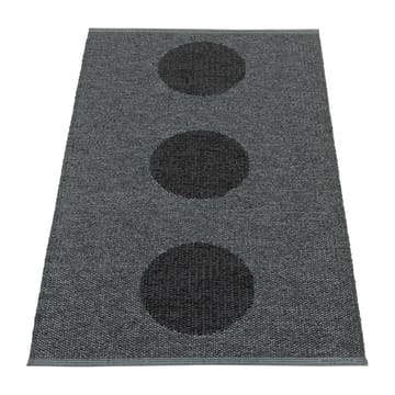 Vera 2.0 plastmatte black-black metallic - 70x120 cm - Pappelina