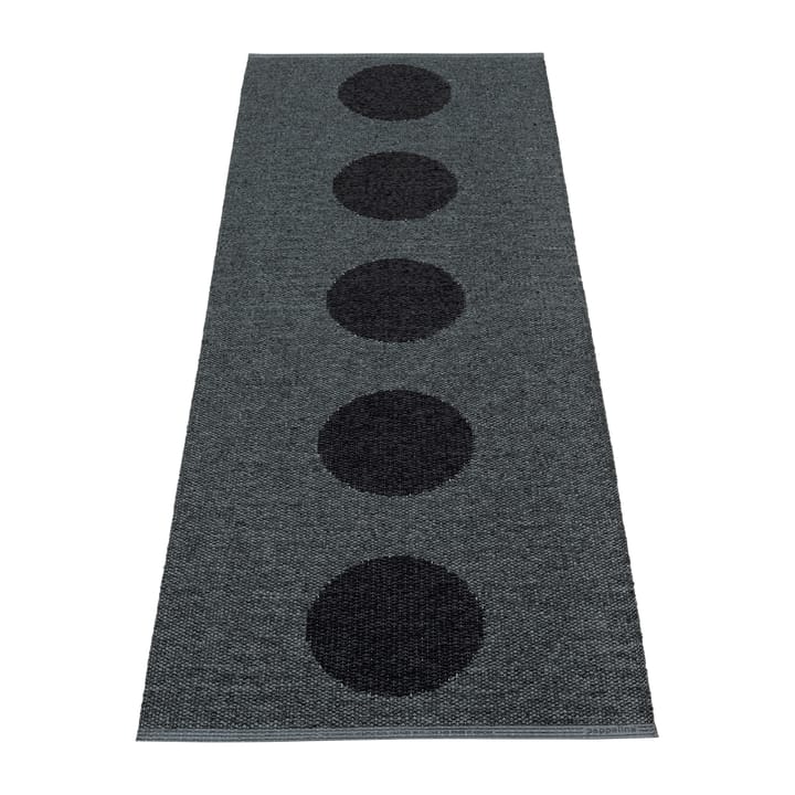 Vera 2.0 plastmatte black-black metallic, 70x200 cm Pappelina