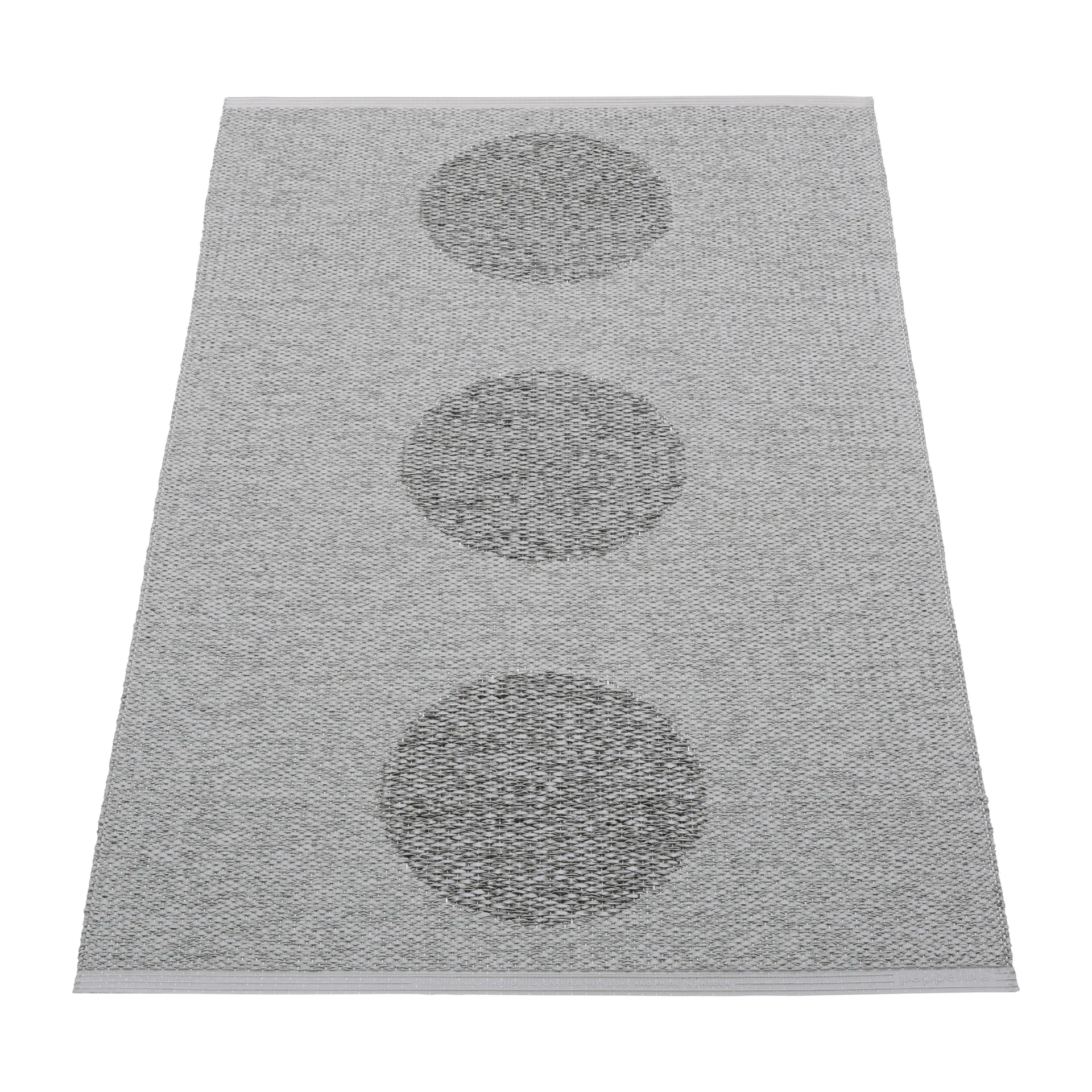 Vera 2.0 plastmatte grey-granit metallic, 70x120 cm Pappelina