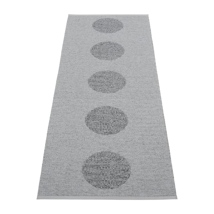 Vera 2.0 plastmatte grey-granit metallic - 70x200 cm - Pappelina