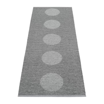 Vera 2.0 plastmatte grey-granit metallic - 70x200 cm - Pappelina