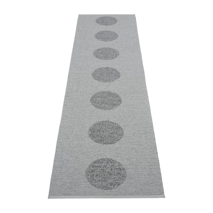 Vera 2.0 plastmatte grey-granit metallic - 70x280 cm - Pappelina
