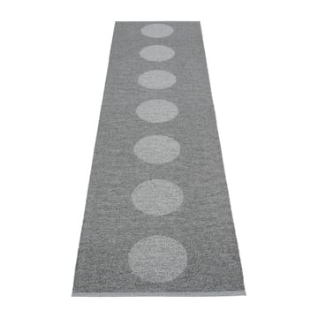 Vera 2.0 plastmatte grey-granit metallic - 70x280 cm - Pappelina