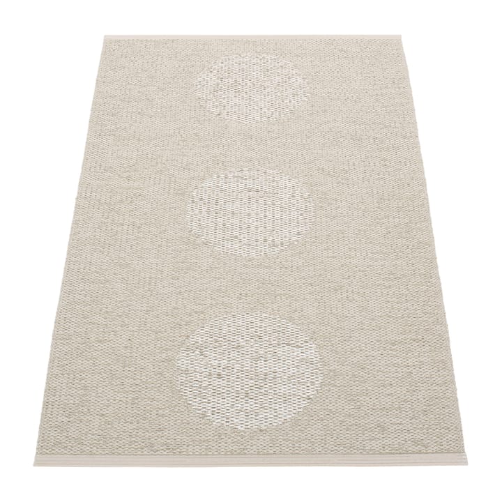Vera 2.0 plastmatte linen-stone metallic - 70x120 cm - Pappelina