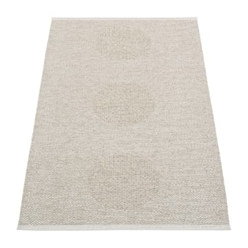 Vera 2.0 plastmatte linen-stone metallic - 70x120 cm - Pappelina