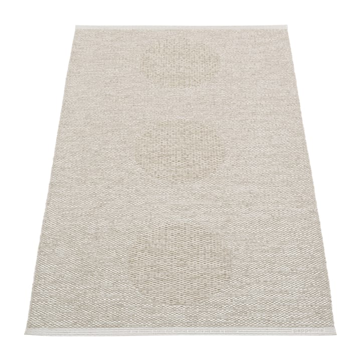 Vera 2.0 plastmatte linen-stone metallic, 70x120 cm Pappelina