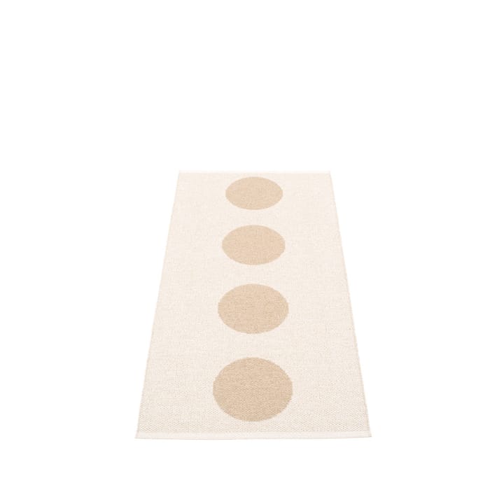 Vera løper, beige/vanilje, 70x150 cm Pappelina
