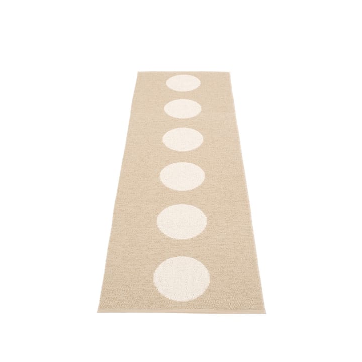 Vera løper - beige/vanilje, 70x225 cm - Pappelina