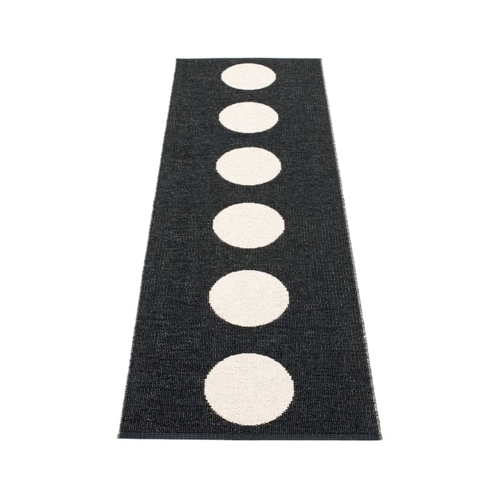 Vera løper black/vanilla - 70x225 cm - Pappelina
