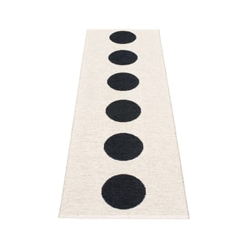 Vera løper black/vanilla - 70x225 cm - Pappelina