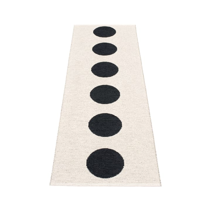 Vera løper black/vanilla, 70x225 cm Pappelina