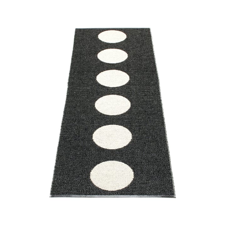 Vera løper black/vanilla - 70x300 cm - Pappelina