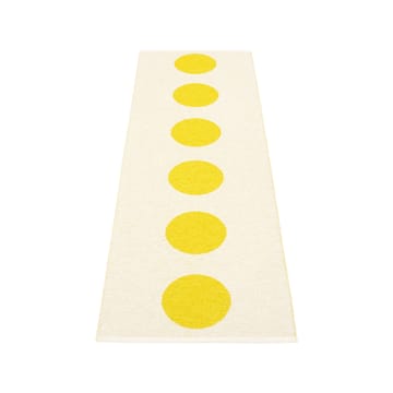 Vera løper - lemon/vanilje, 70x225 cm - Pappelina