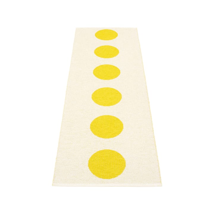 Vera løper, lemon/vanilje, 70x225 cm Pappelina