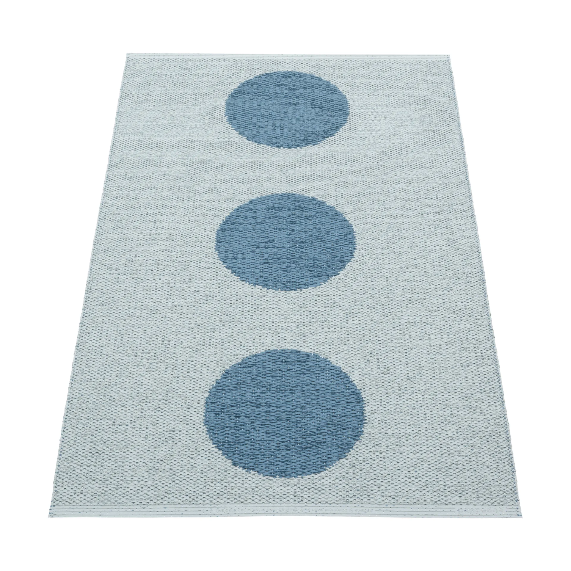 Vera Pop teppe, Blue-blue fog 120x70 cm Pappelina