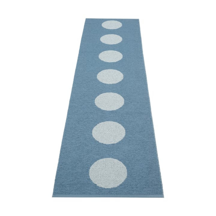 Vera Pop teppe - Blue-blue fog 280x70 cm - Pappelina