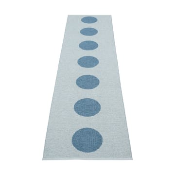 Vera Pop teppe - Blue-blue fog 280x70 cm - Pappelina
