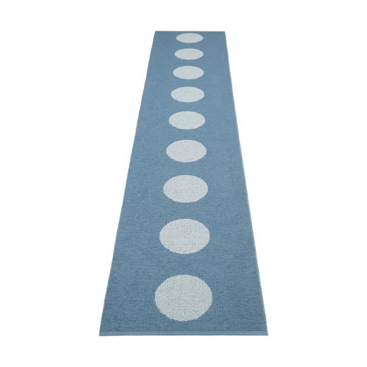 Vera Pop teppe - Blue-blue fog 360x70 cm - Pappelina
