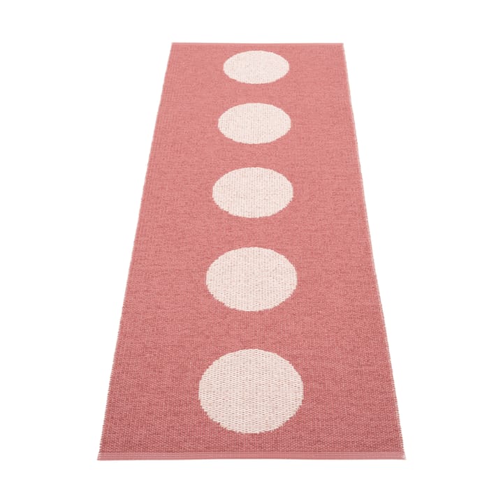 Vera Pop teppe - Blush-pearl pink 200x70 cm - Pappelina