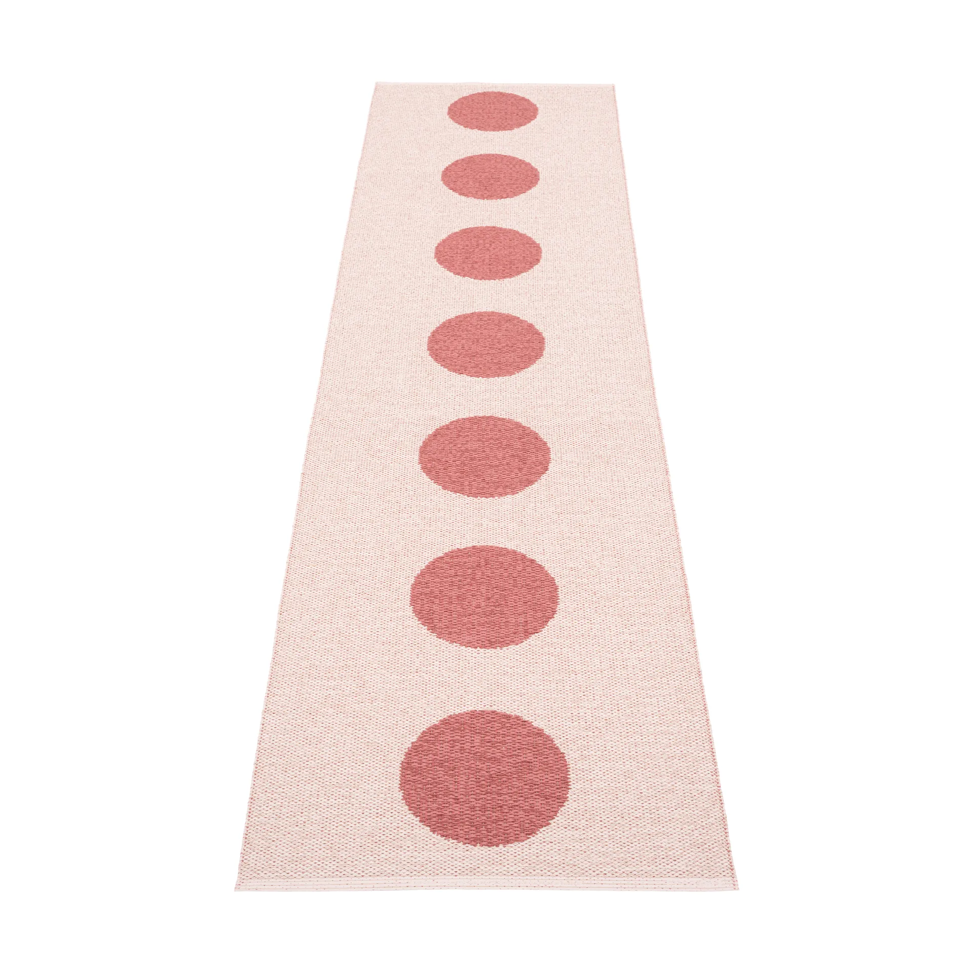 Vera Pop teppe, Blush-perle rosa 280x70 cm Pappelina