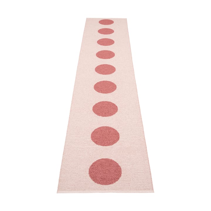 Vera Pop teppe, Blush-perlerosa 360x70 cm Pappelina