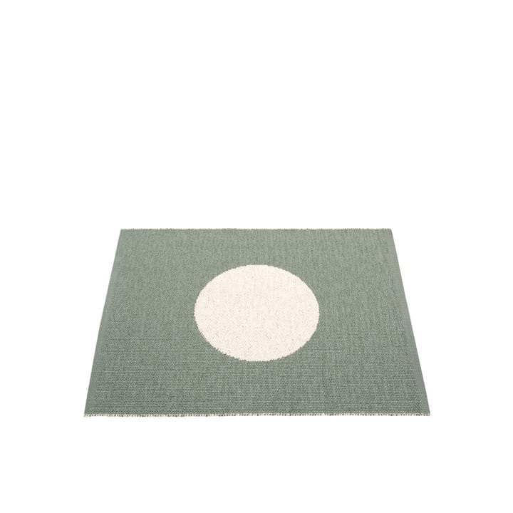 Vera small one teppe - army/vanilje, 70x90 cm - Pappelina