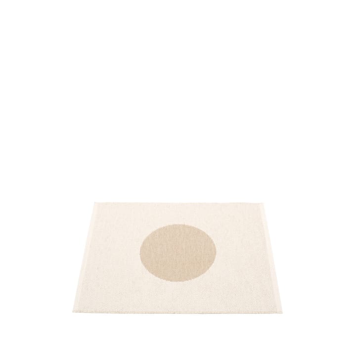 Vera small one teppe, beige/vanilje, 70x90 cm Pappelina