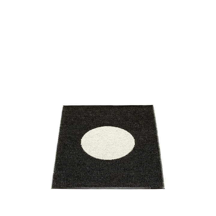 Vera small one teppe black/vanilla - 70x90 cm - Pappelina