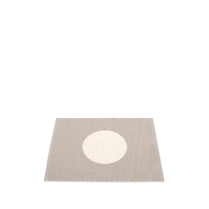 Vera small one teppe mud/vanilla - 70x90 cm - Pappelina