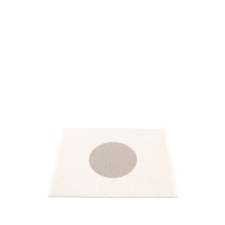 Vera small one teppe mud/vanilla, 70x90 cm Pappelina