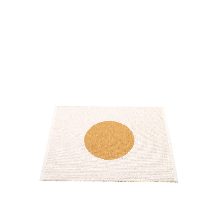 Vera small one teppe, okker/vanilje, 70x90 cm Pappelina