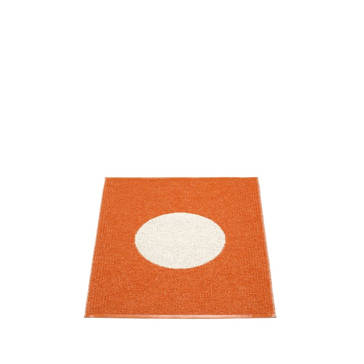 Vera small one teppe orange/vanilla - 70x90 cm - Pappelina