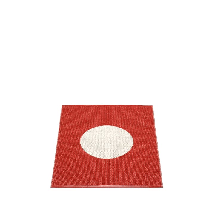 Vera small one teppe red/vanilla - 70x90 cm - Pappelina