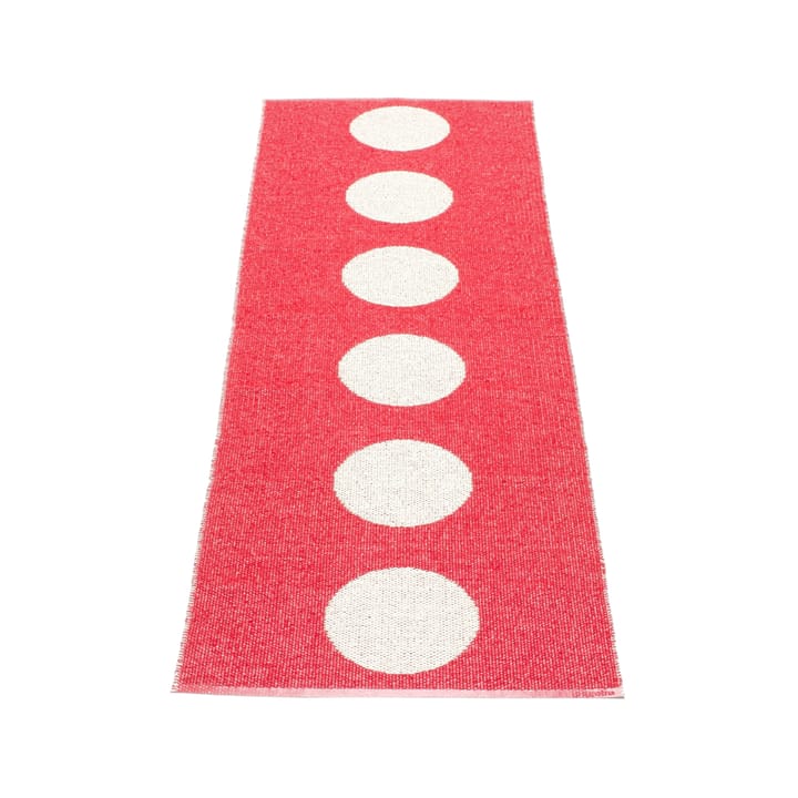 Vera teppe rødt - 150 cm - Pappelina