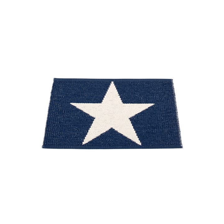 Viggo one dørmatte - dark blue/vanilje - Pappelina