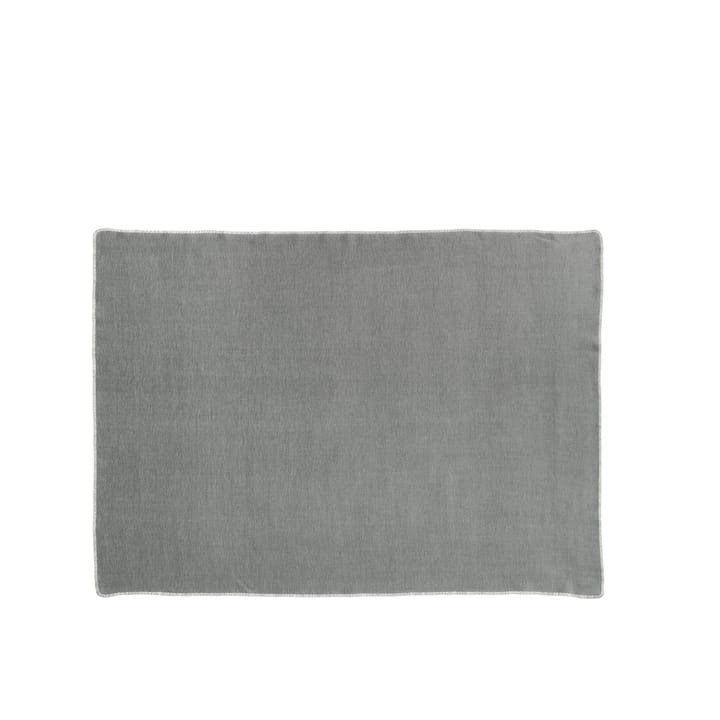 Ylva pledd - dark grey/charcoal - Pappelina