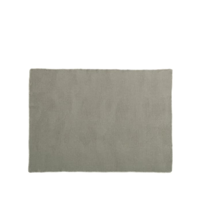 Ylva pledd - dark linen/linen - Pappelina