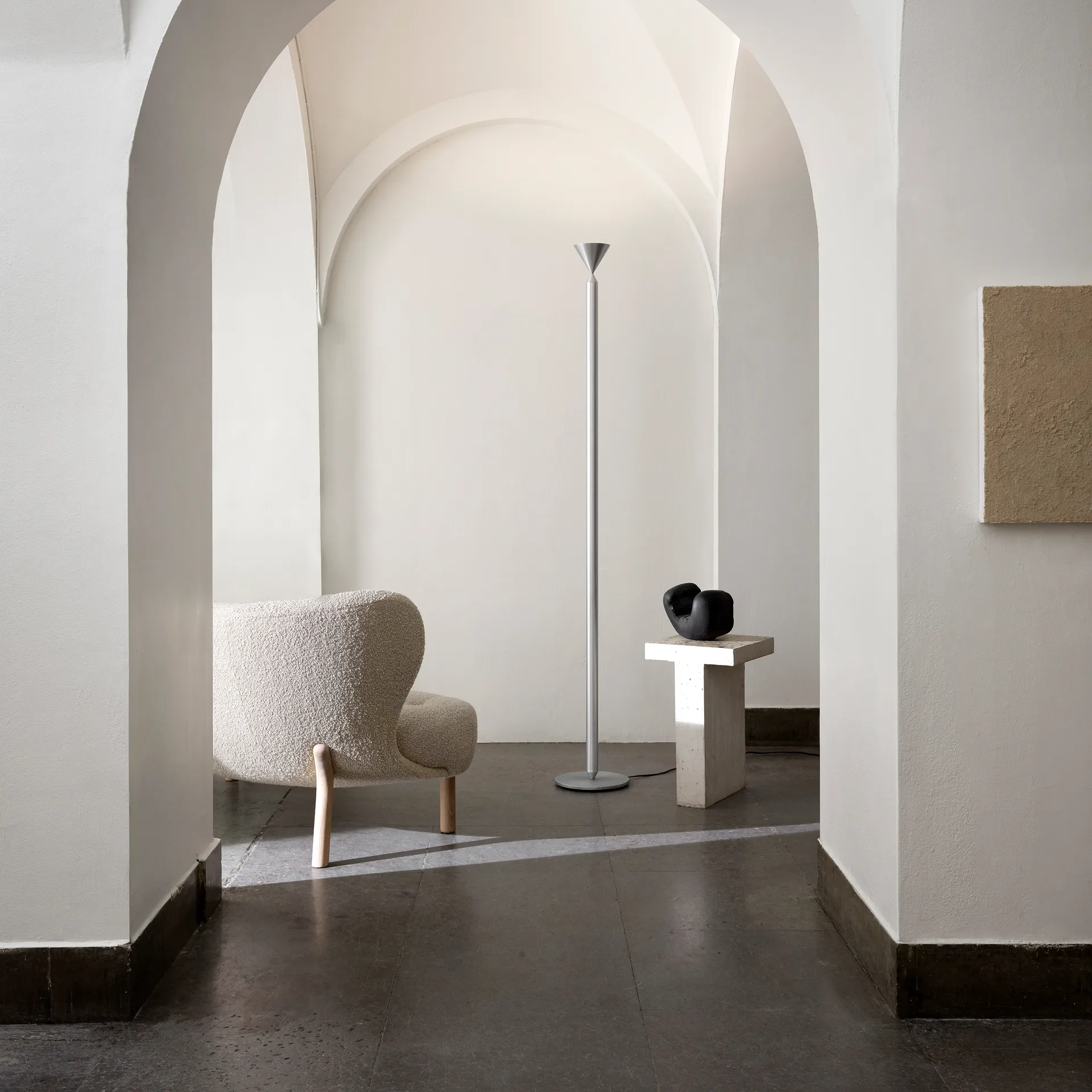 Apollo 180 gulvlampe, Aluminium Pholc