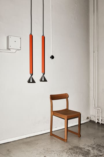 Apollo 59 taklampe - Red orange-aluminium - Pholc