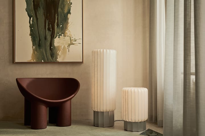 Half Meter gulv- og bordlampe, White Pholc