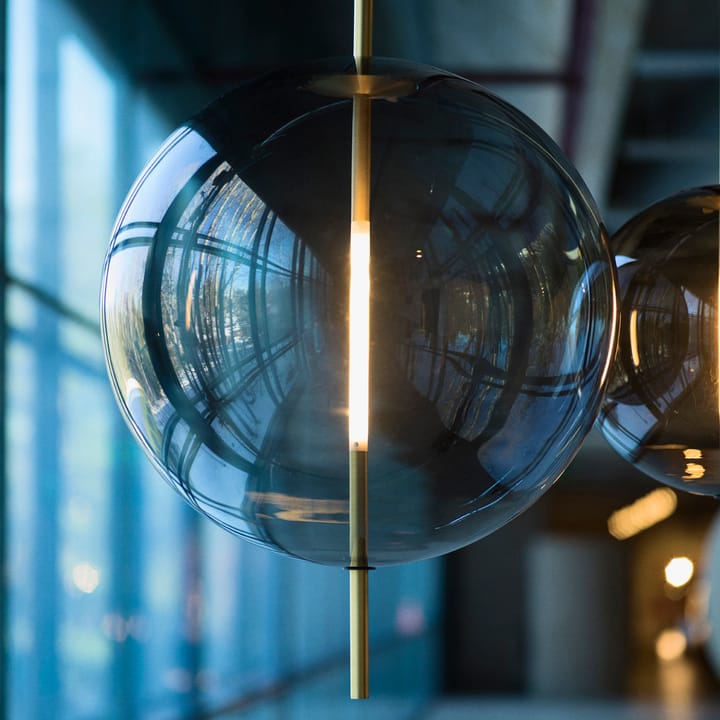 Kandinsky 45 taklampe, Smoked grey Pholc