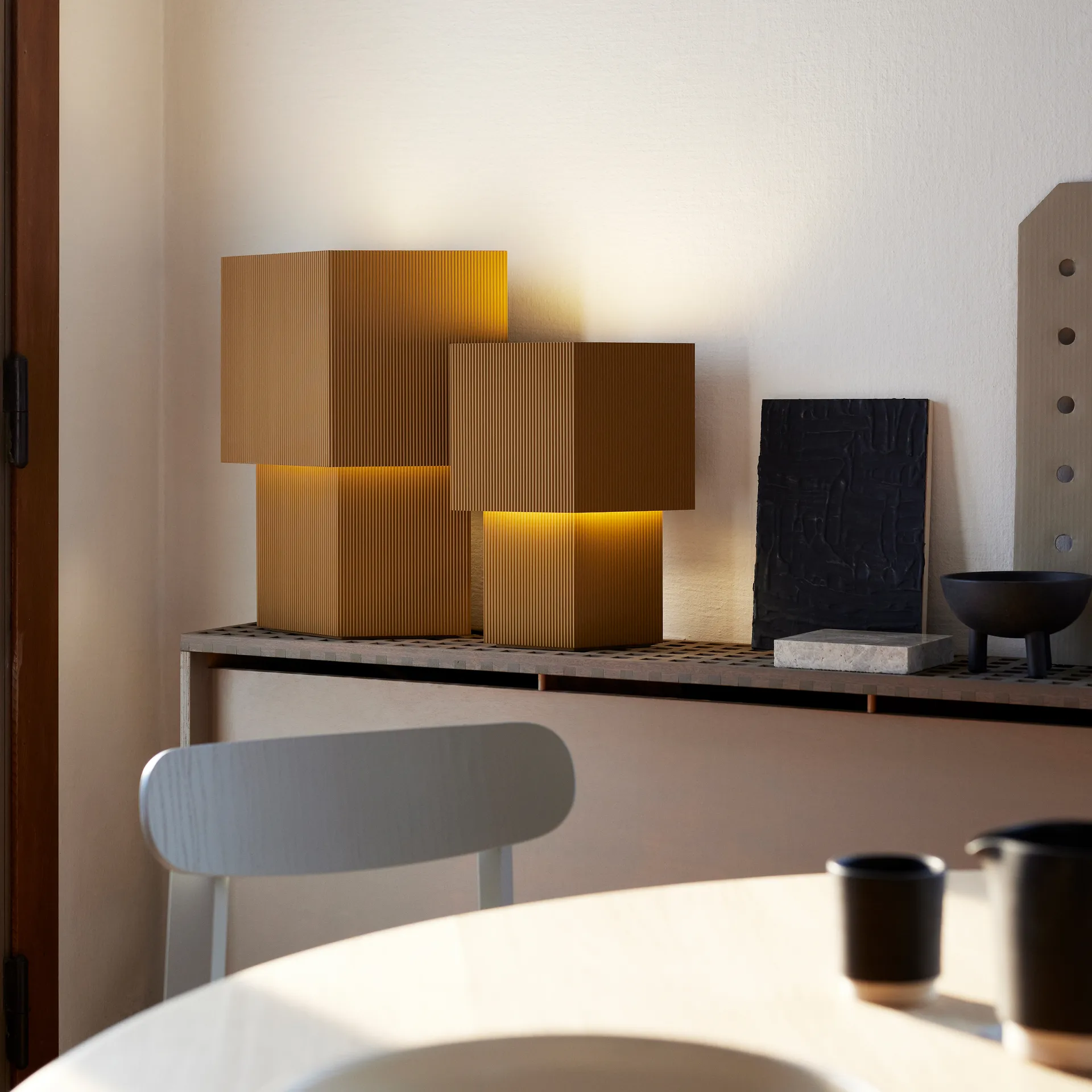 Romb 48 bordlampe, Cumin Pholc