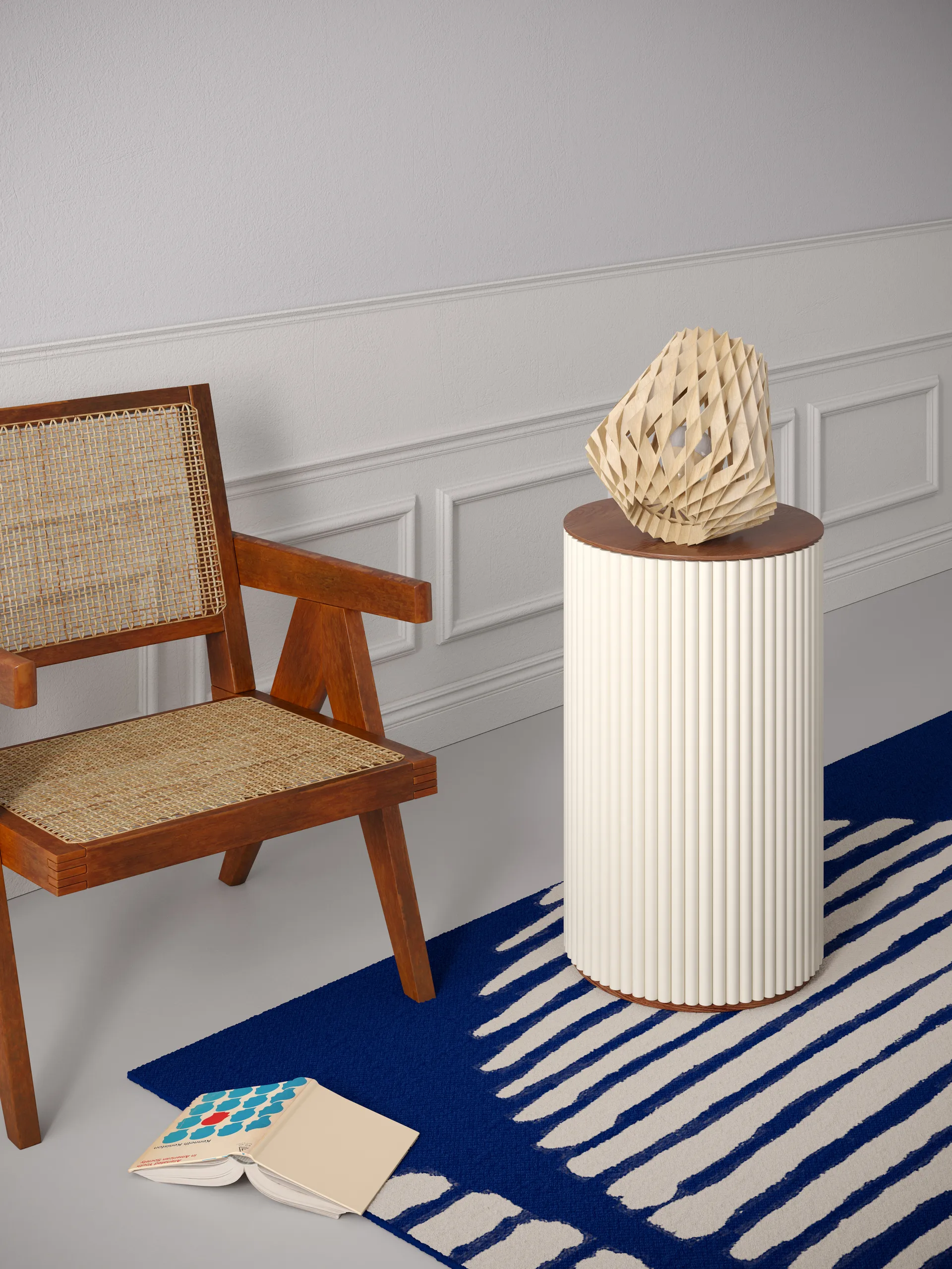 Pilke Signature bordlampe Ø28 cm, Bjørk Pilke