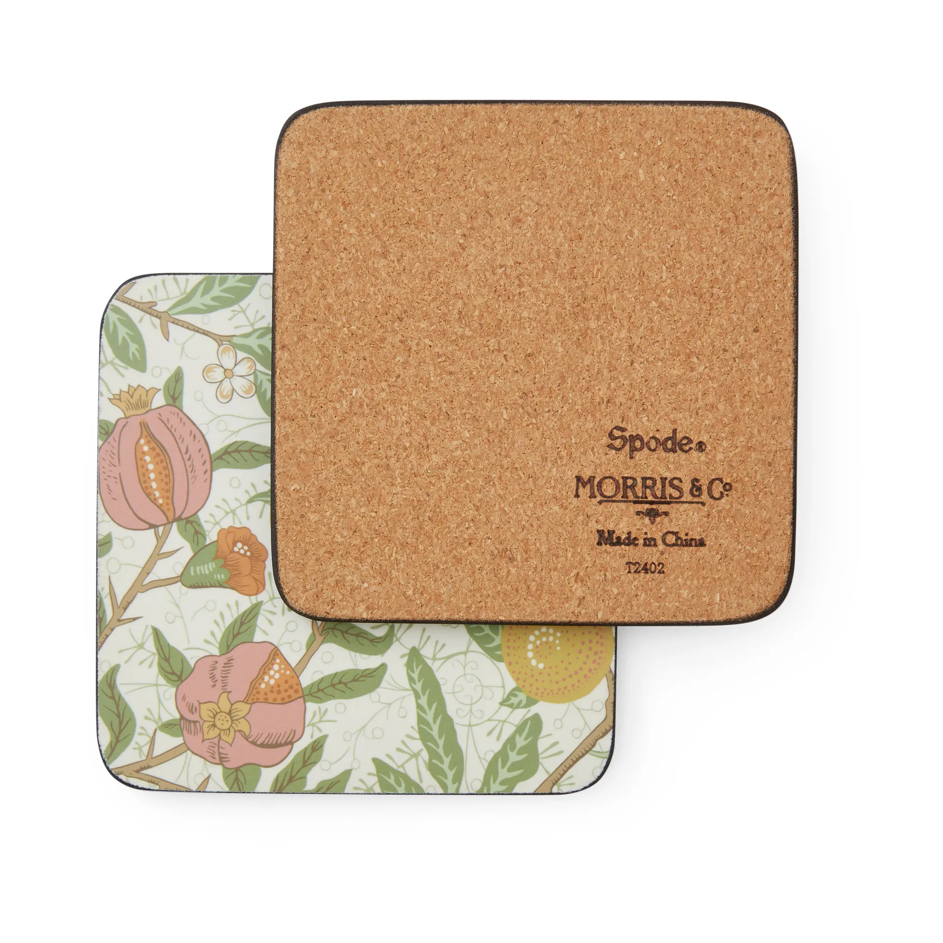 Morris & Co Simpley blandet glassbrikke 6 deler, Fruit, Willow, Marigold Pimpernel