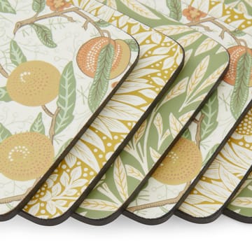 Morris & Co Simpley blandet glassbrikke 6 deler - Fruit, Willow, Marigold - Pimpernel