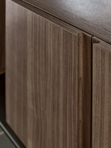 Pira G2 hyllesystem W B Black/Walnut - Pira