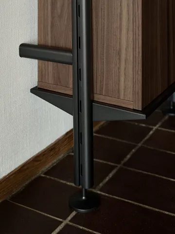 Pira G2 hyllesystem W B Black/Walnut - Pira