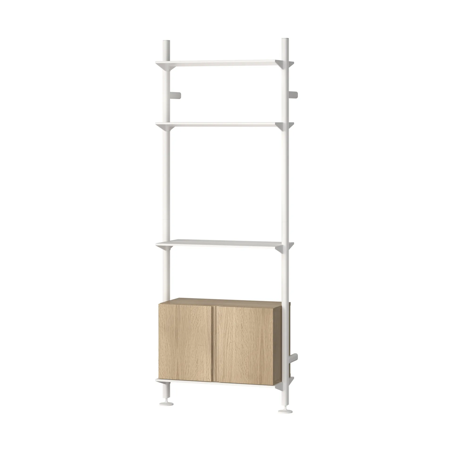 Pira G2 hyllesystem W B White/Oak,  Pira