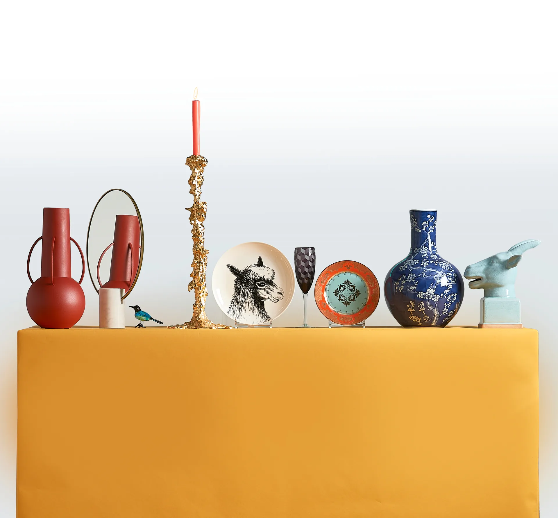 Drip lysestake XXL 50 cm, Gull POLSPOTTEN