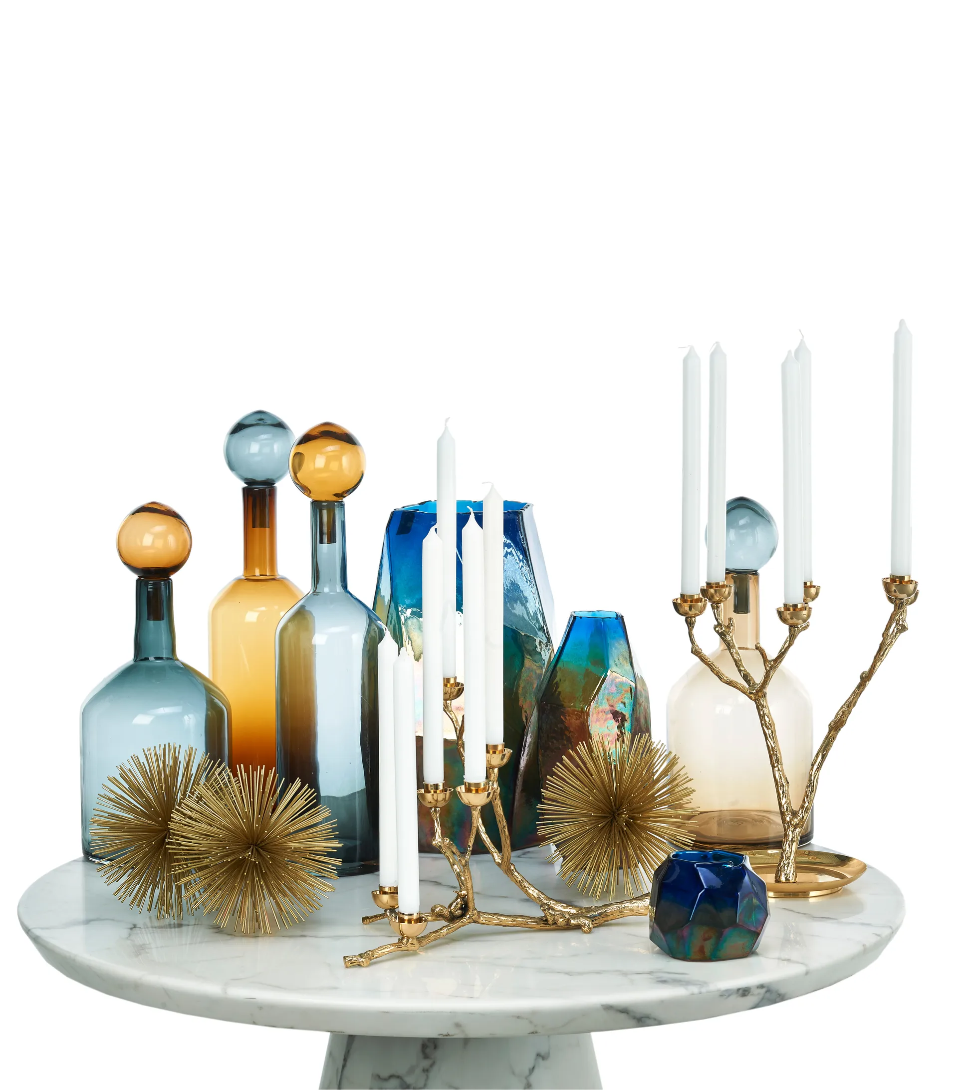 Twiggy ekorn lysestake 30 cm, Gull POLSPOTTEN